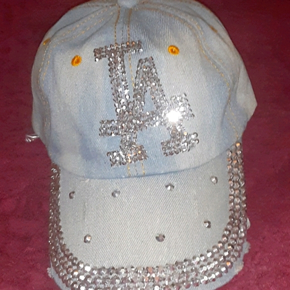 💙Jean LA Rhinestone Hat💙 - Picture 1 of 4